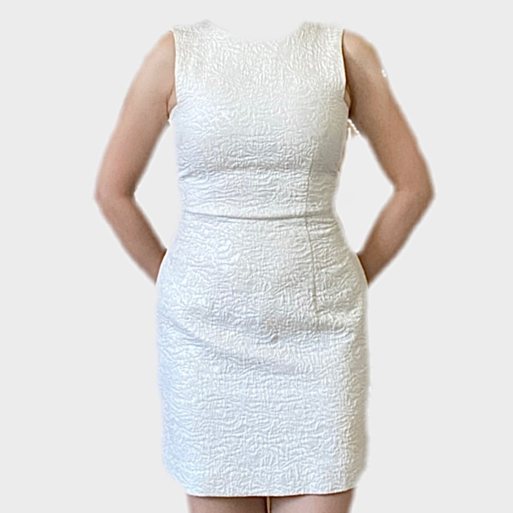 H&M sleeveless Mini dress white size 4